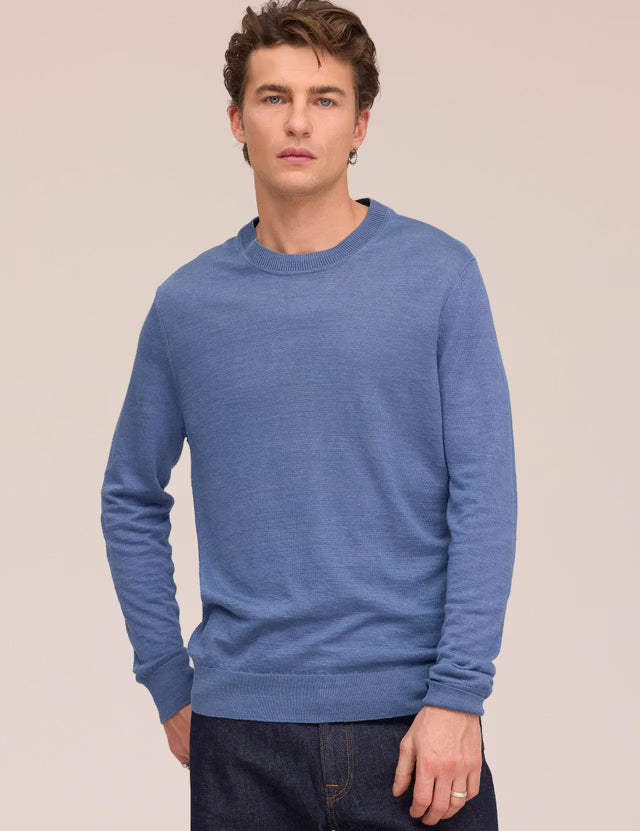 Ted Crew Neck Sweater Stone Blue NN.07