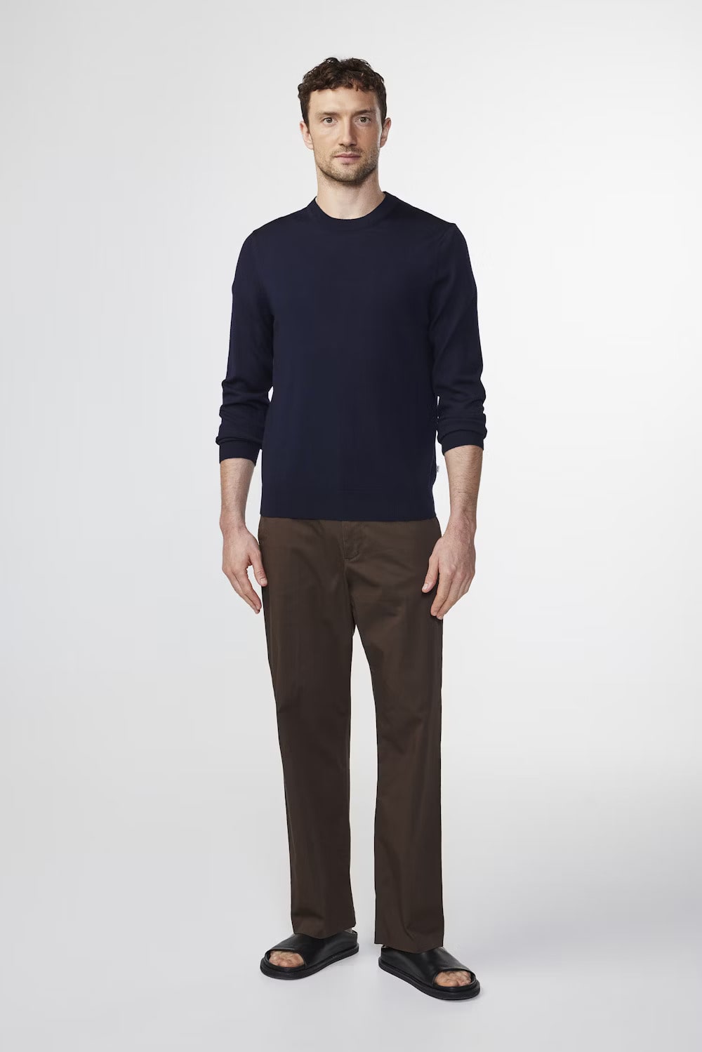 Ted Lightweight Sweater - Navy NN07