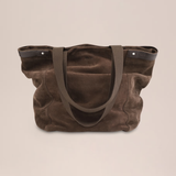 Grip Suede Tote Bag - Deep Truffle | NN.07