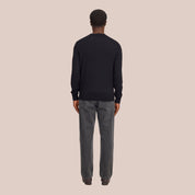 Ted Lightweight Merino Wool Sweater Black NN.07