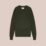 Ted Lightweight Merino Wool Sweater Dark Army NN.07