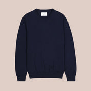 Ted Lightweight Merino Wool Sweater Navy Blue NN.07