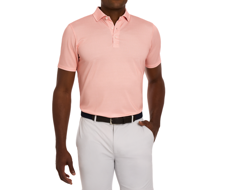 The Eaton Polo Shirt - Nectarine | Holderness & Bourne