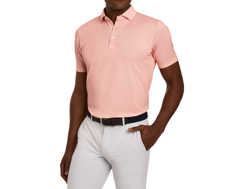 The Eaton Polo Shirt - Nectarine | Holderness & Bourne