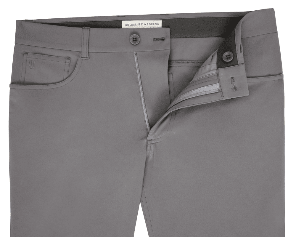 The McDaniel 5 Pocket Pant - Light Gray Holderness & Bourne
