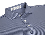 The Perkins Polo Shirt - Navy & White