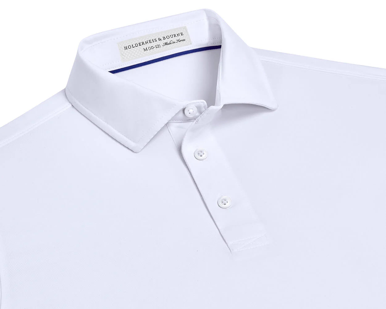 The Anderson Boys Polo Shirt White Holderness & Bourne