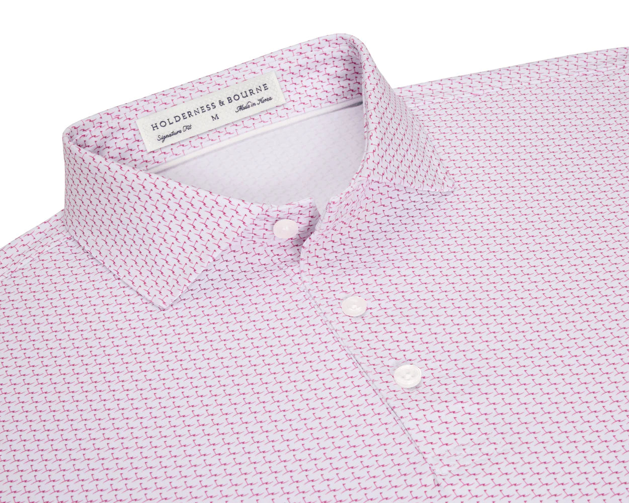 The Atwood Polo Shirt Cabernet Holderness & Bourne