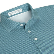 The Collins Shirt Cascade Green & Pacific Blue Holderness & Bourne