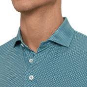 The Collins Shirt Cascade Green & Pacific Blue Holderness & Bourne