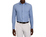 The Cullinane Dress Shirt Heathered Maidston Blue Holderness & Bourne
