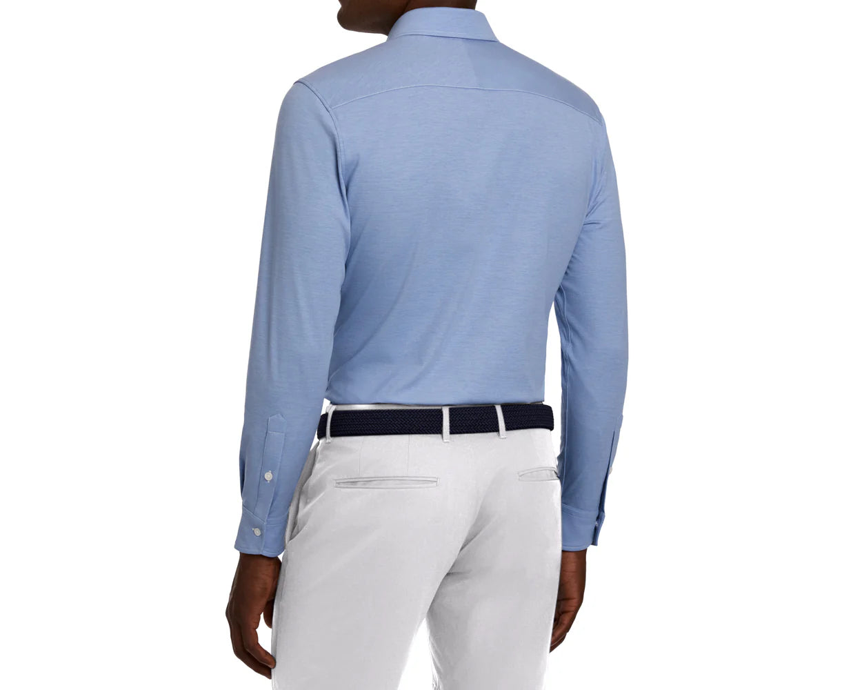 The Cullinane Dress Shirt Heathered Maidston Blue Holderness & Bourne