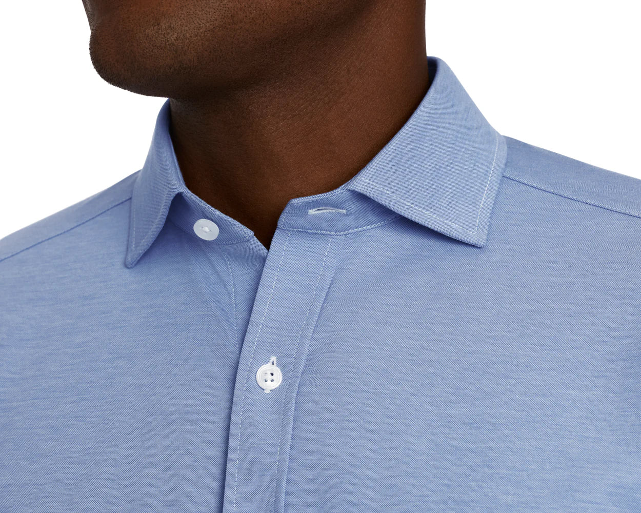 The Cullinane Dress Shirt Heathered Maidston Blue Holderness & Bourne