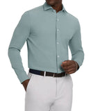 The Cullinane Shirt - Heathered California Spruce | Holderness & Bourne
