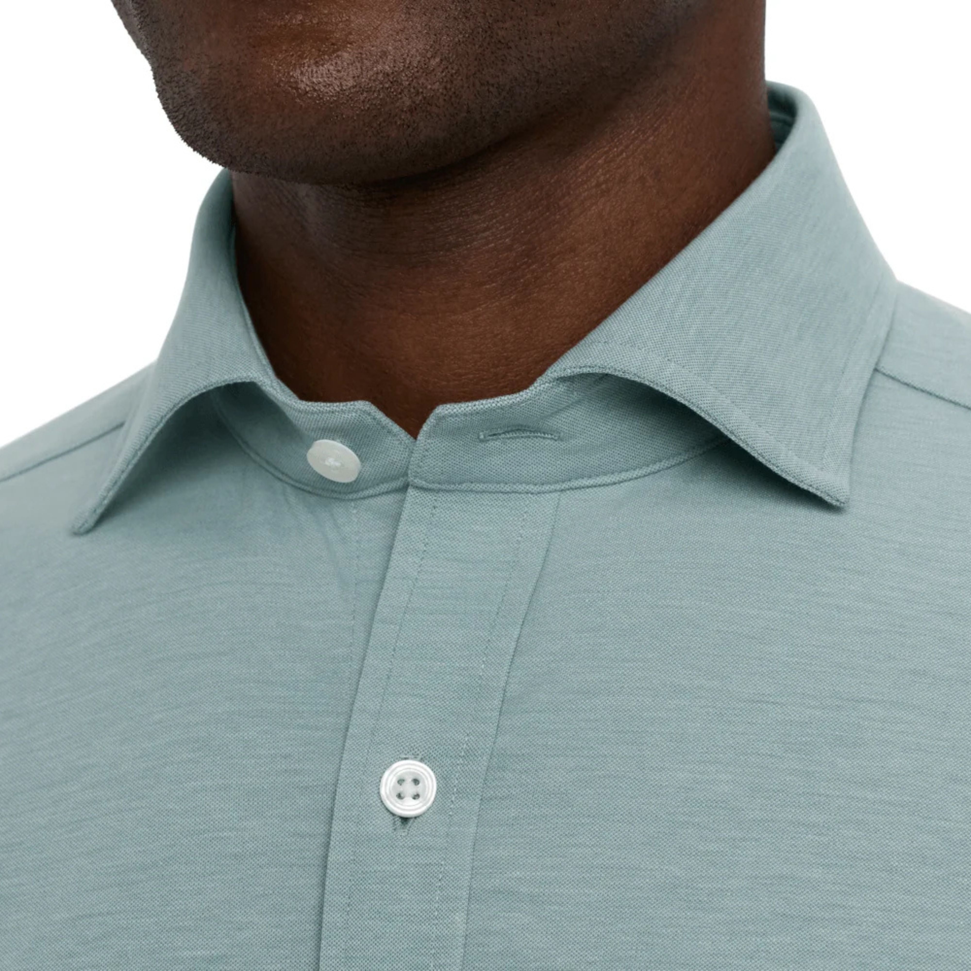 The Cullinane Shirt Heathered California Spruce Holderness & Bourne
