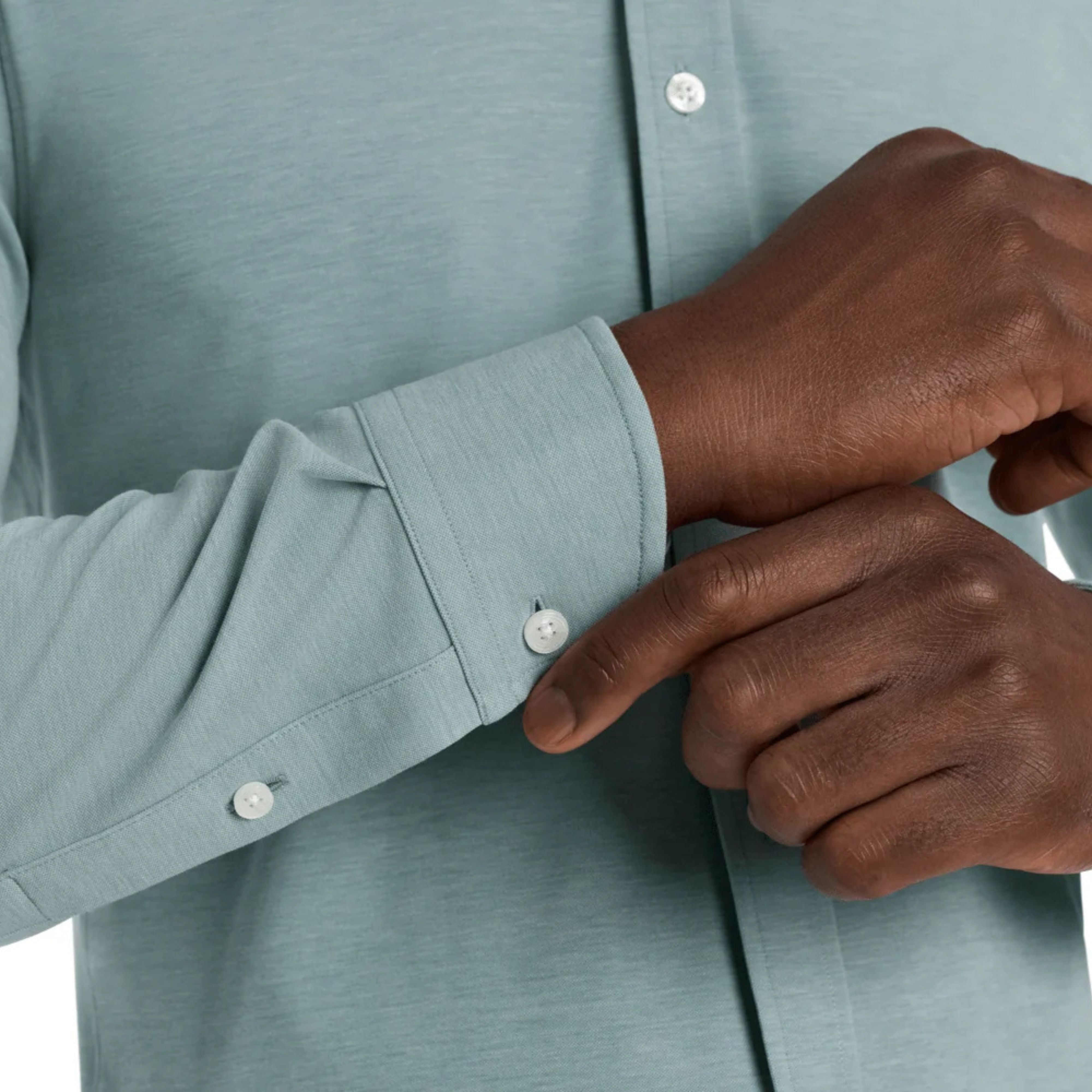 The Cullinane Shirt Heathered California Spruce Holderness & Bourne