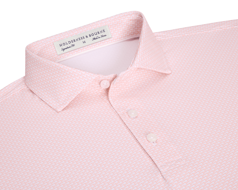 The Hanover Polo Shirt Nectarine Holderness & Bourne