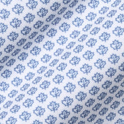 The Lafayette Shirt White & Pacific Blue Holderness & Bourne