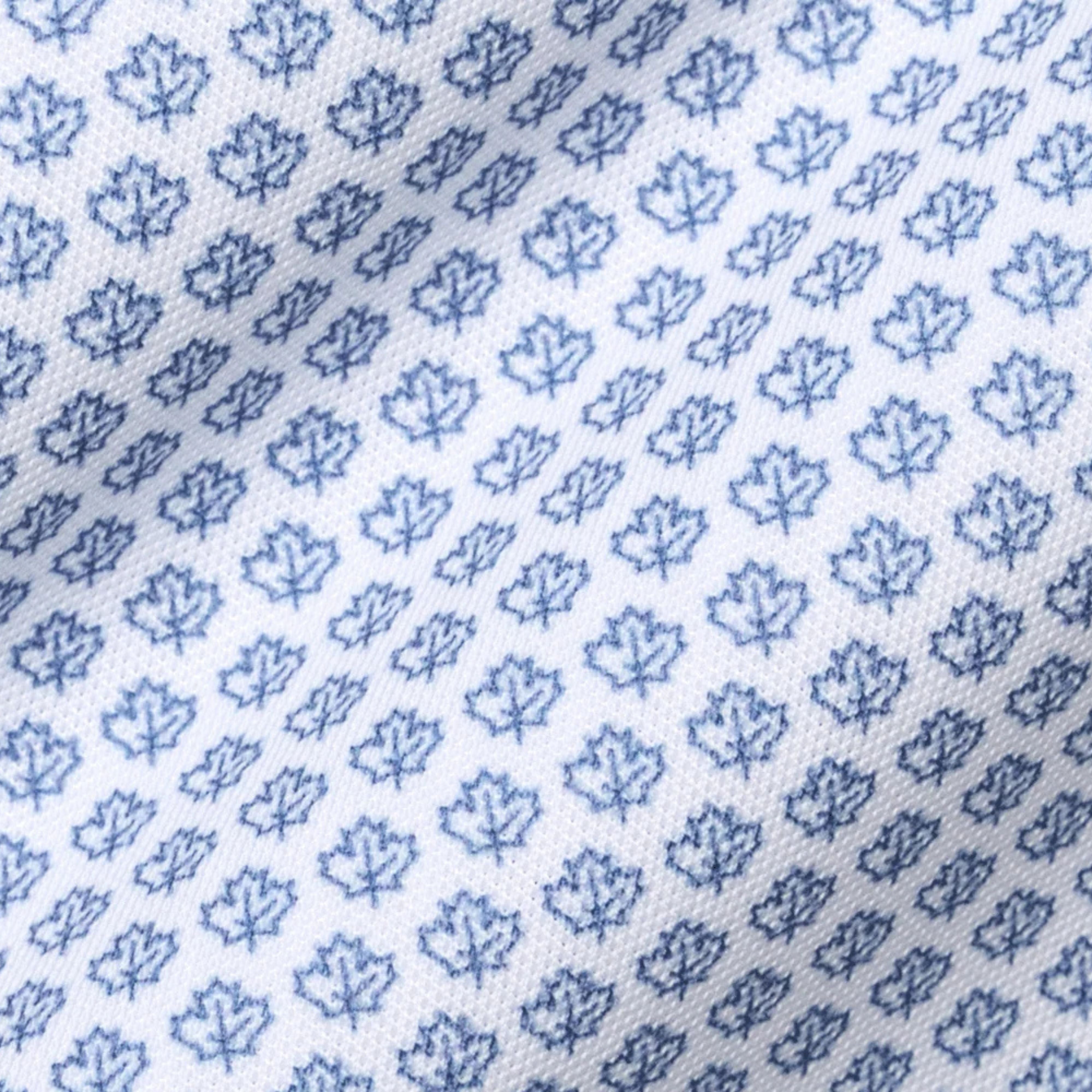 The Lafayette Shirt White & Pacific Blue Holderness & Bourne