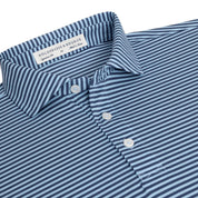 The Maxwell Shirt Pacific Blue & Heathered Vista Blue Holderness & Bourne