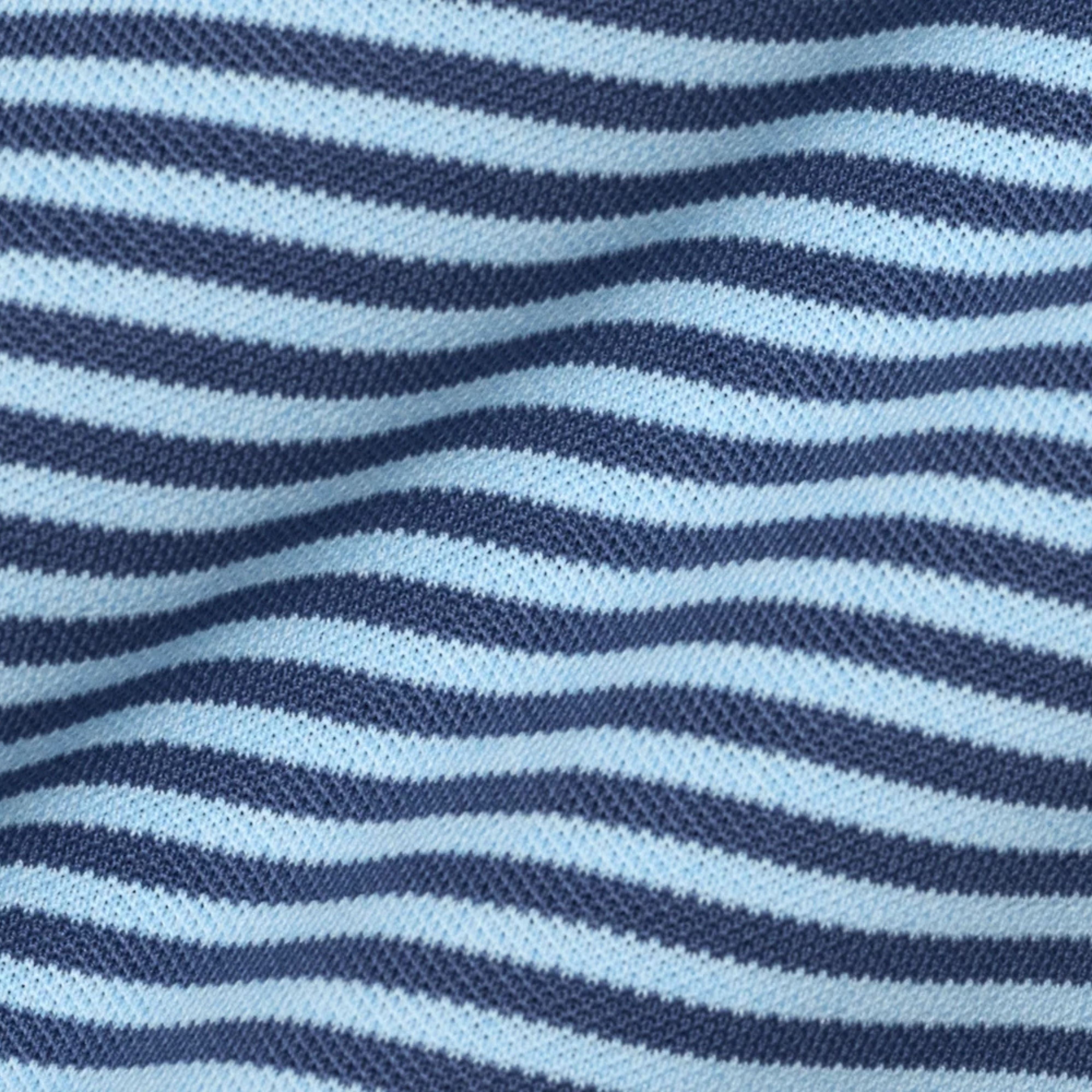 The Maxwell Shirt Pacific Blue & Heathered Vista Blue Holderness & Bourne