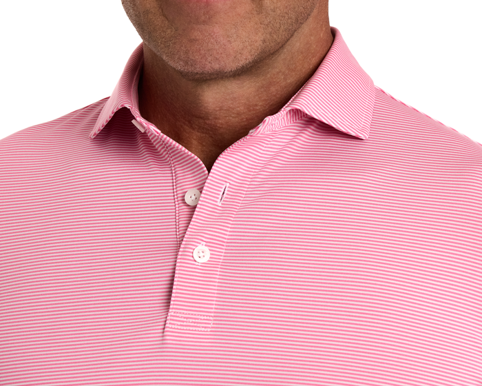The Perkins Polo Shirt Belmont & White Holderness & Bourne