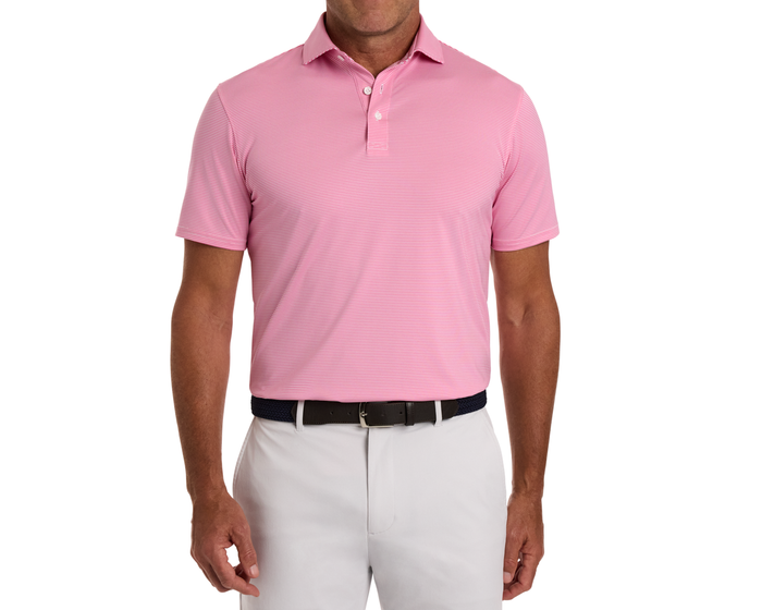 The Perkins Polo Shirt Belmont & White Holderness & Bourne