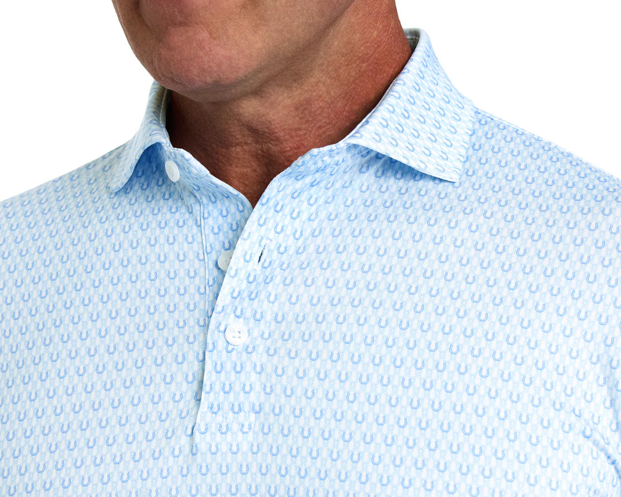 The Rivers Polo Shirt Vista Blue Holderness & Bourne