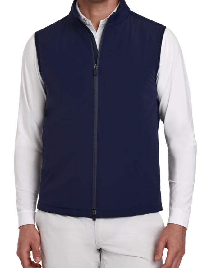 The Swenson Vest Navy Holderness & Bourne