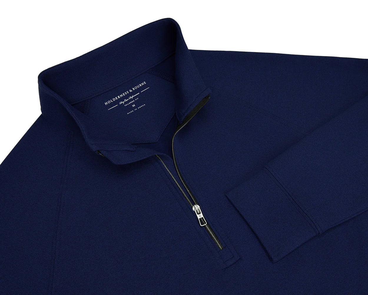 The Westland Boys Quarter-Zip Navy Holderness & Bourne