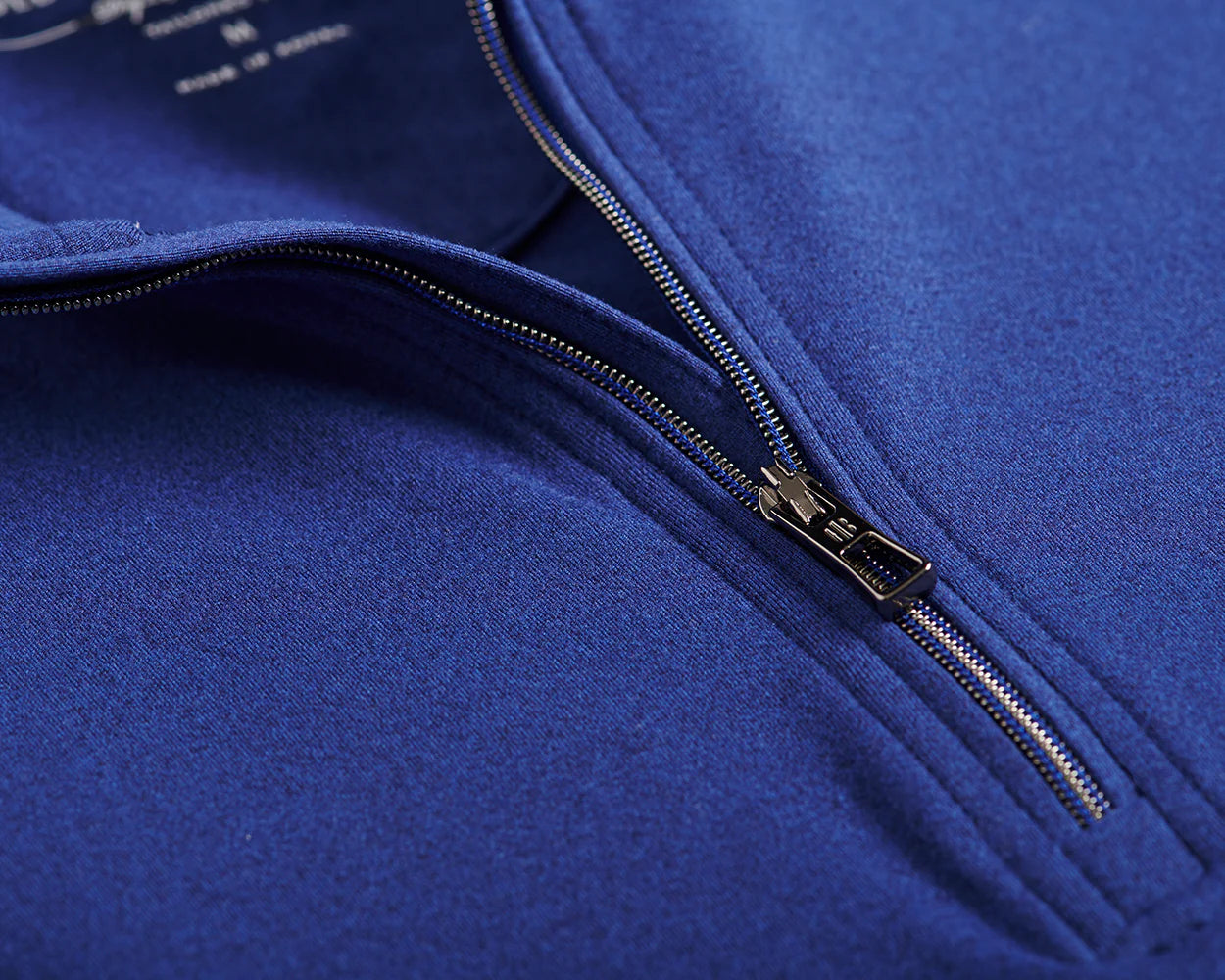 The Westland Boys Quarter-Zip Navy Holderness & Bourne