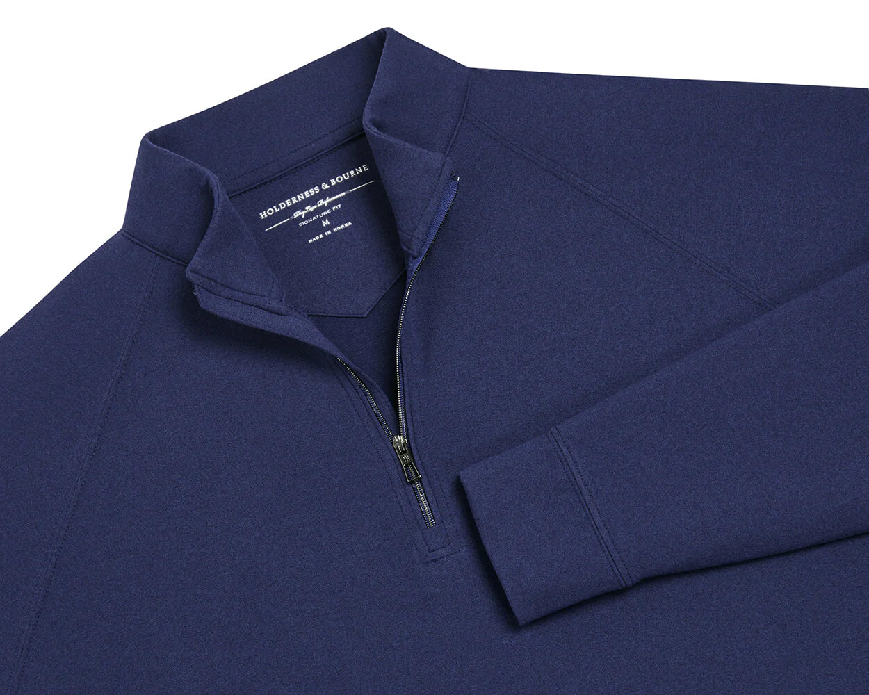 The Westland Boys Quarter-Zip Navy Holderness & Bourne