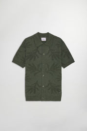 NN07 Thor Cardigan Polo in Green