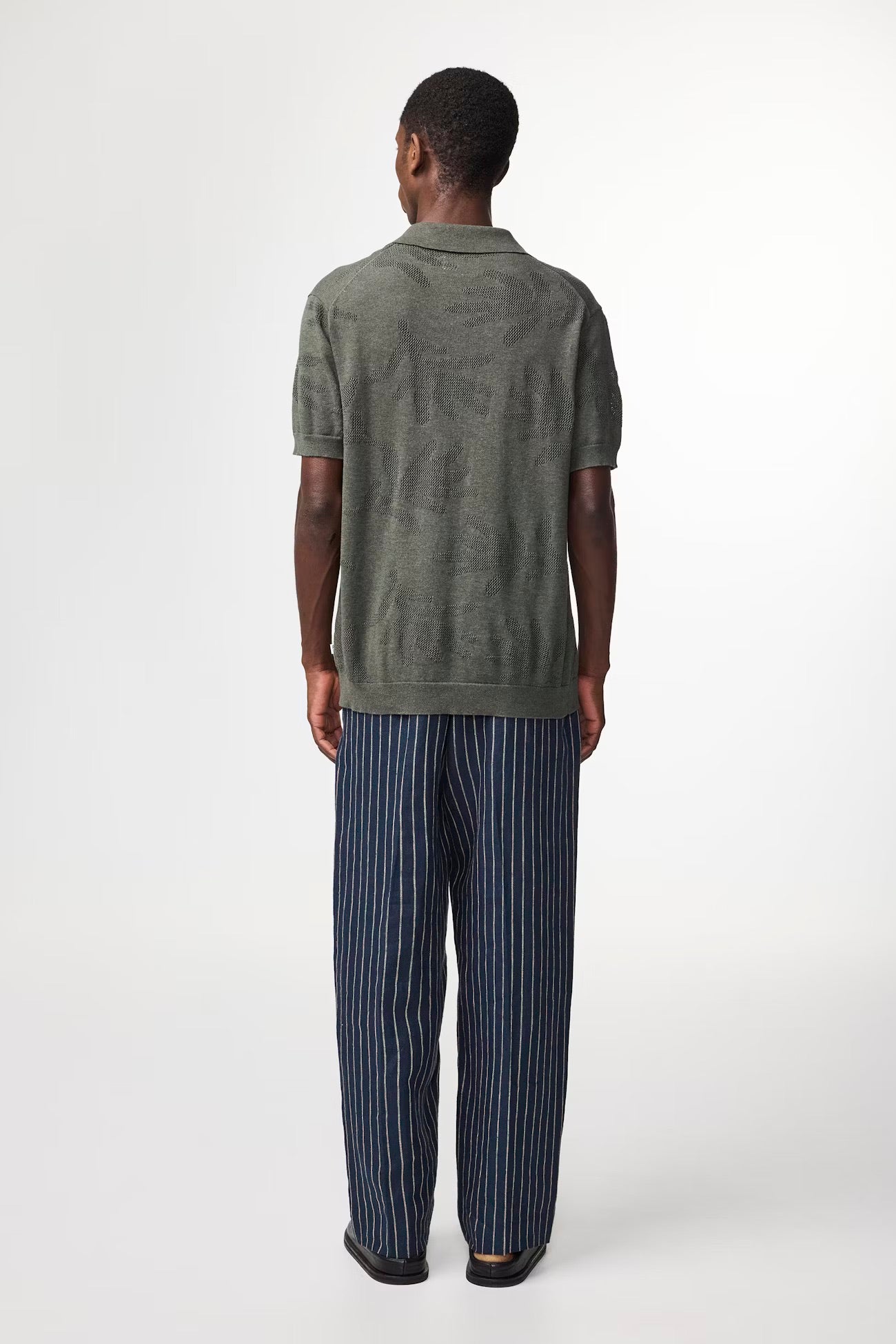 Thor Cardigan Polo - Croc Green | NN.07 – Q. Contrary