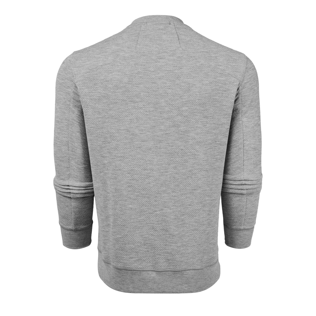 Troy Long Sleeve Crewneck Smoke Heather Greyson Clothiers Back