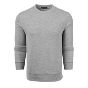 Troy Long Sleeve Crewneck Smoke Heather Greyson Clothiers Front