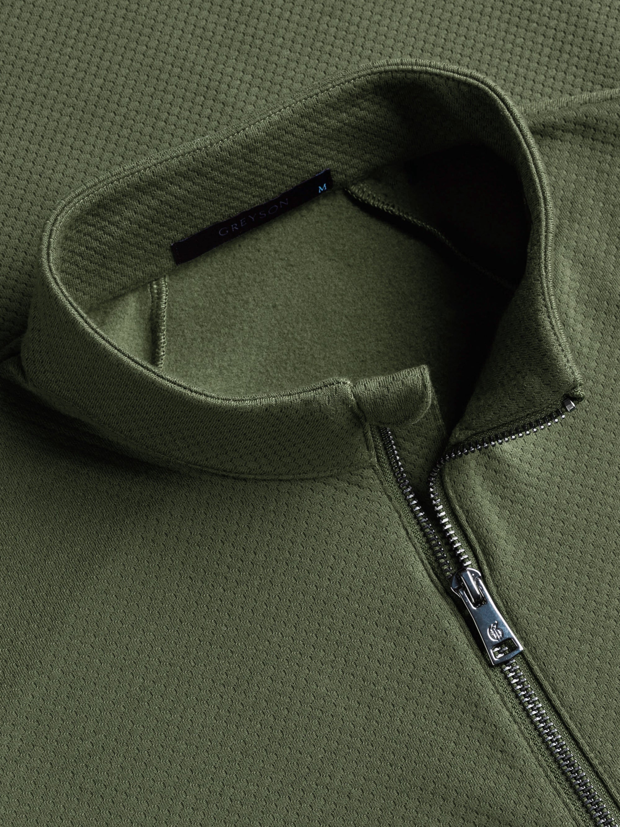 Troy Quarter-Zip Camp Greyson Clothiers neck