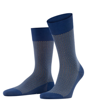 Uptown Tie Men Socks - Royal Blue | Falke