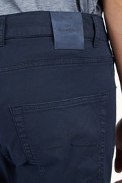 Varese Stretch Cotton Trousers Blue Pant Paul & Shark 