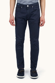 Varese Stretch Cotton Trousers Blue Pant Paul & Shark 