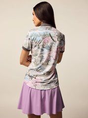 Where Wolves Roam Scarlett Polo Wisteria Multi Greyson Clothiers Back