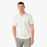 White Palmer Camp Shirt - Mizzen+Main