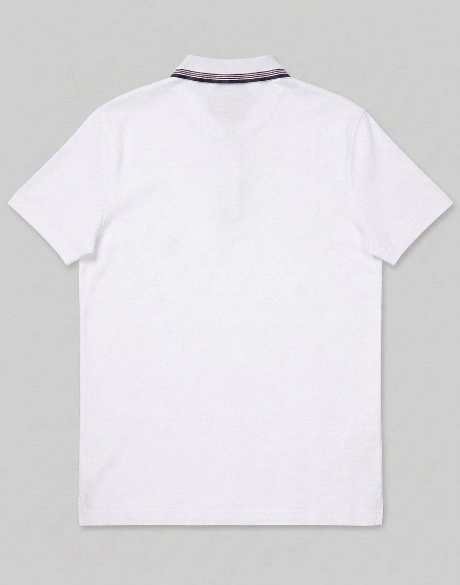 White Black Tipped Polo