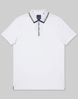 White Black Tipped Polo | Impulso