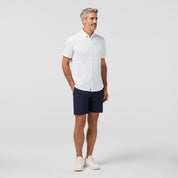 White Tossed Triangle Halyard Short Sleeve Mizzen+Main