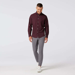 Wine Clover Leeward Dress Shirt Mizzen + Main