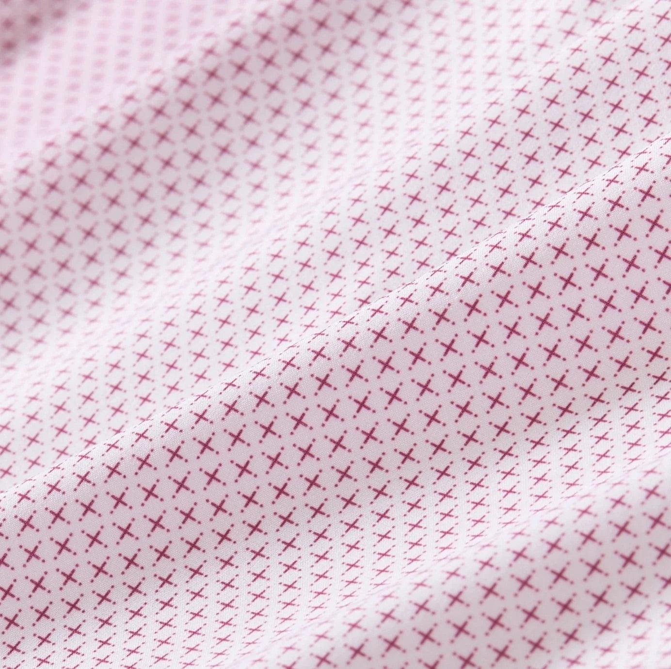 Wine Plus Print Leeward Dress Shirt  Mizzen+Main