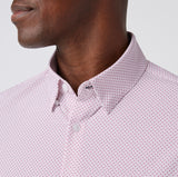 Wine Plus Print Leeward Dress Shirt | Mizzen+Main