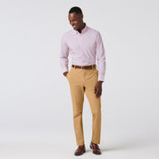 Wine Plus Print Leeward Dress Shirt  Mizzen+Main