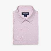 Wine Plus Print Leeward Dress Shirt  Mizzen+Main